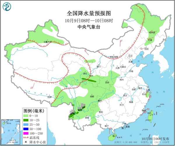 北方大部气温将创下半年新低 华西秋雨不断