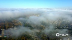 辽宁省铁岭市出现大雾天