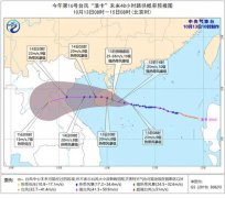 广西、广东局地降雨强度