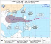 今年第19号台风“天鹅”（