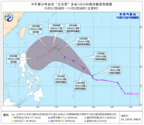 今年第20号台风“艾莎尼”