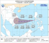 又一个热带低压于11月8日