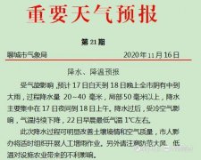 多云转阴有小雨，南风3～