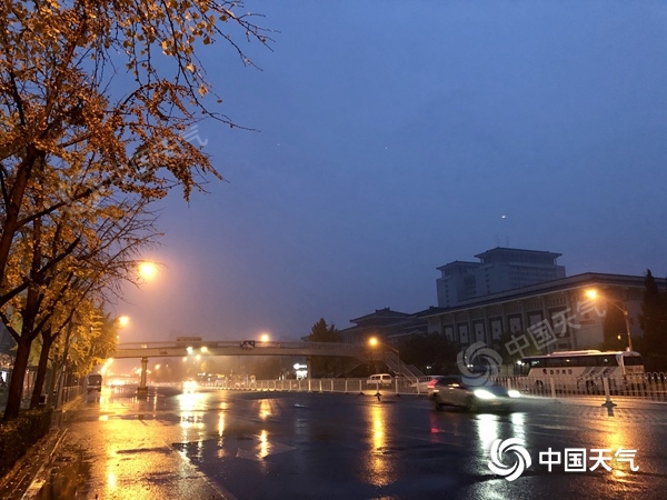 风雨交加!北京今天降雨将持续整天 阵风可达7级
