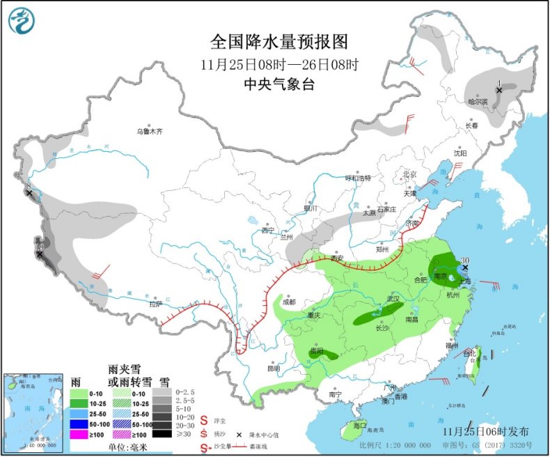 南方阴雨“不断线”湿冷难耐 北方气温波动下滑需防寒