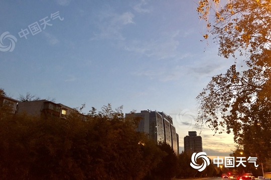 降温!北京今日云量增多体感阴冷 夜间北风3至4级注意防寒