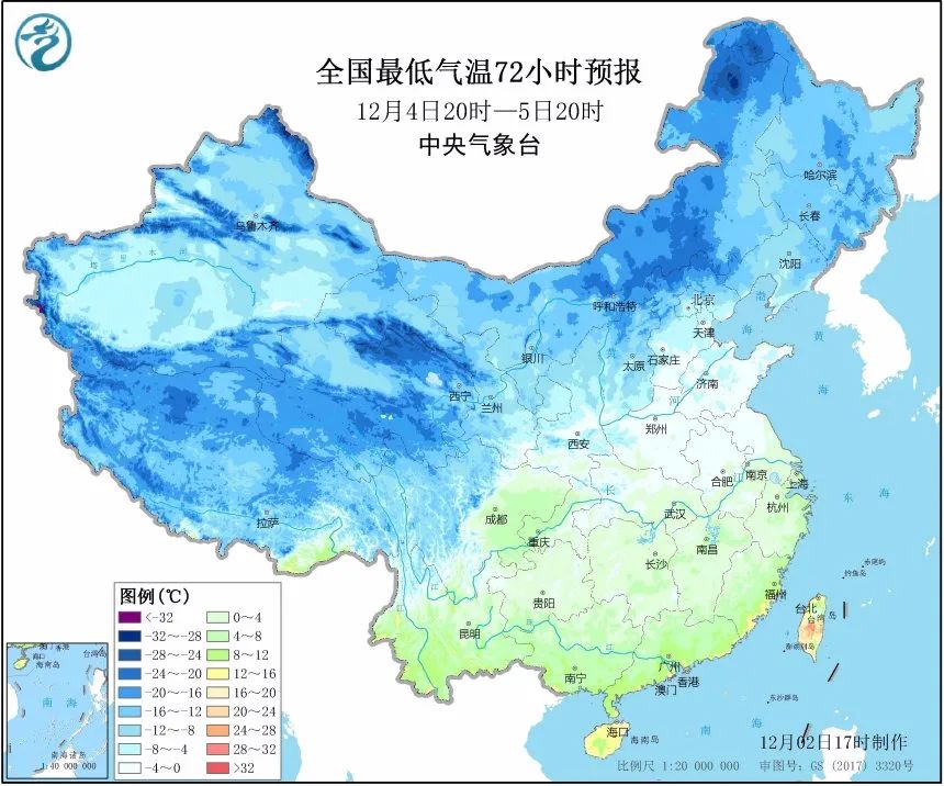 冬天脚步最南已抵达广西北部！大范围气温创新低明早拉开序幕，出门多穿点