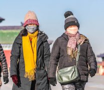 12月14日，冷空气影响下的