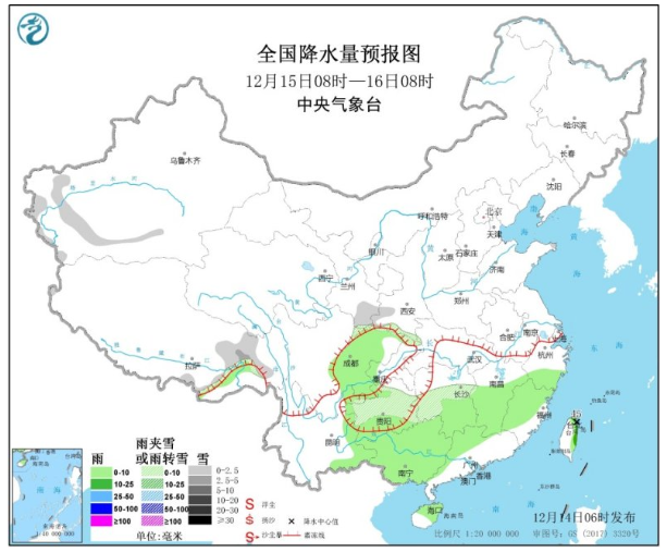 南方超10个省会级城市气温或将创下半年来新低 雨雪天气持续