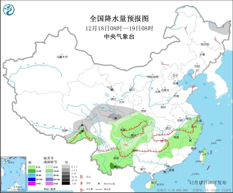 全国大部地区气温波动回升 雨雪北少南多