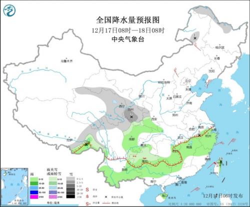 全国天气预报：大部地区气温波动回升 雨雪北少南多