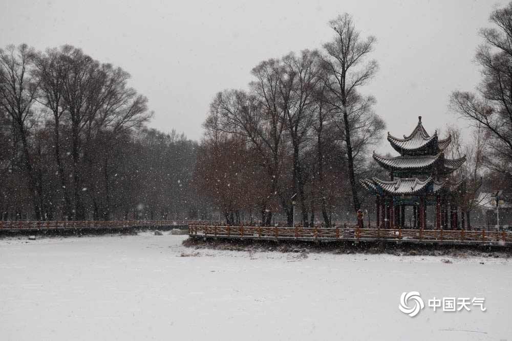 甘肃广河白雪如絮覆万物 天地静谧