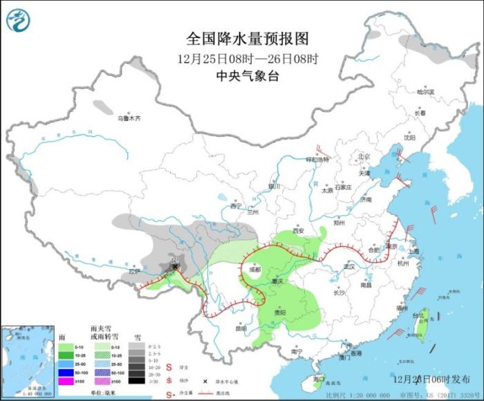 弱冷空气影响华北东北地区 华北中南部黄淮等地有霾天气