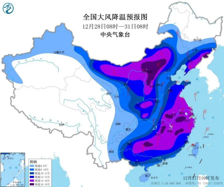 跨年“霸王级”寒潮实锤，我们将面对怎样的冷？雪最南下到哪？专业解读来了