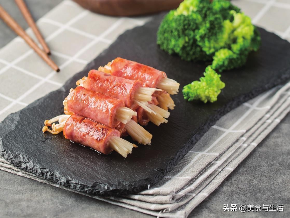 金针菇这样做,鲜香开胃,家宴待客做上一盘,好看又好吃