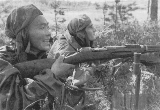 苏联传奇狙击手：黄皮肤、 烟不离手，杀敌368个