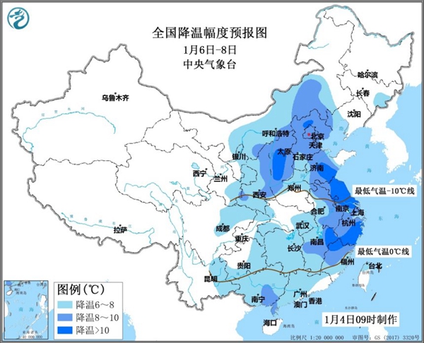 冷上加冷!三股冷空气组团来袭 20省区市气温或破今冬新低