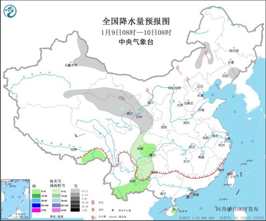 中东部大部回温缓慢，气温持续偏低