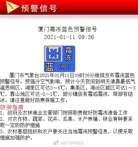 刷屏!厦门昨晚下雪了?本周天气更刺激!直冲22℃+!