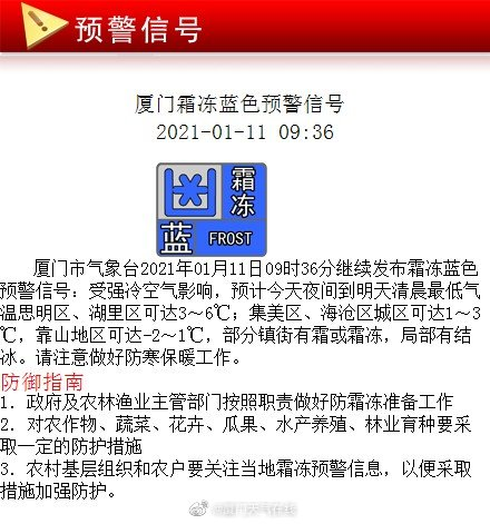 刷屏！厦门昨晚下雪了？本周天气更刺激！直冲22℃+！