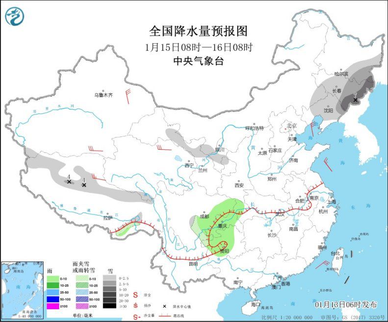 全国大部地区降水稀少气温回升 华北等地多沙尘天气