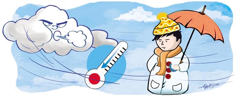 注意!新一轮降温天气又来了我市气温将下降4℃至6℃