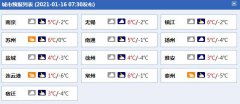 江苏气温继续下降大部地