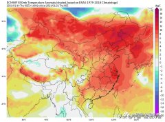 大量暖空气携带水汽闯入