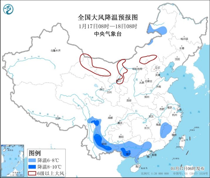 寒潮天气趋于结束,华北黄淮大气扩散条件将转差