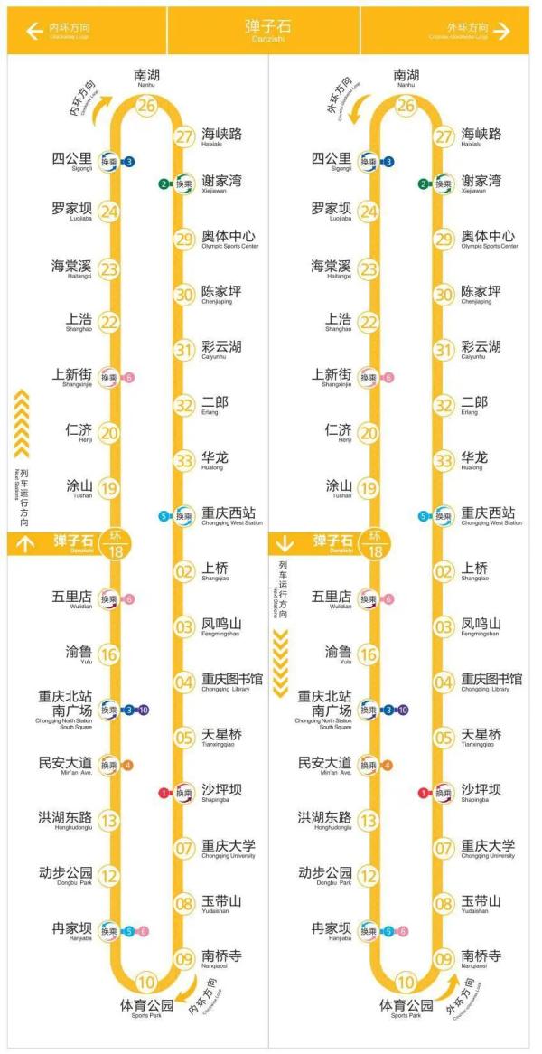重庆西站有轨道交通了！环线明日正式闭环