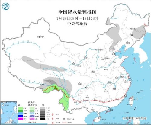 全国天气预报：南方进入“回暖通道”全国大部降水稀少