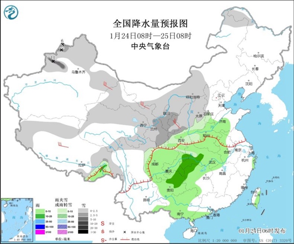 两股冷空气将接连来袭 中东部雨雪上线