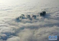 沈阳出现大雾天气，城市