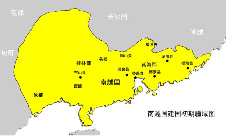 广西历史来由,作为广西人应该了解,我大广西历史上也曾辉煌过!