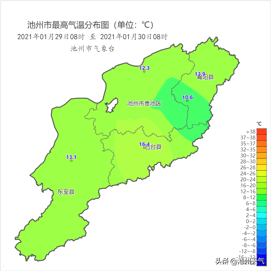 明天夜里雨水将光临池城!