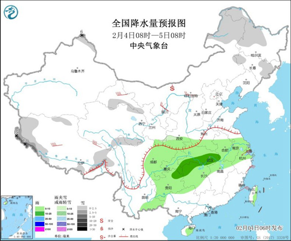 中东部持续回暖 长江中下游等地阴雨在线