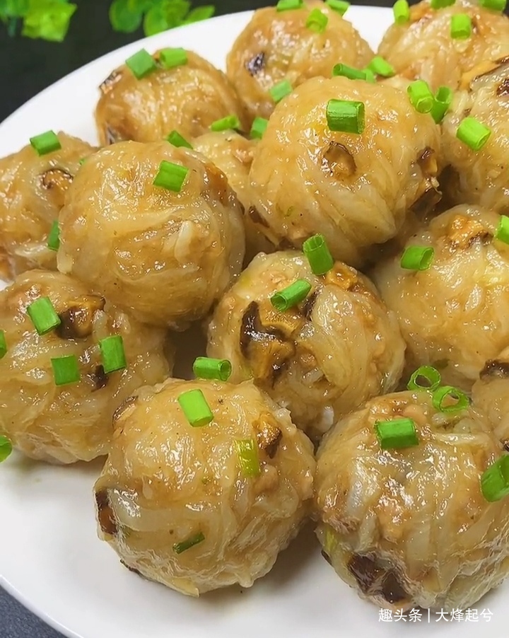 假期里，做道丸子，Q弹软糯，鲜甜美味，挑食的孩子也爱吃
