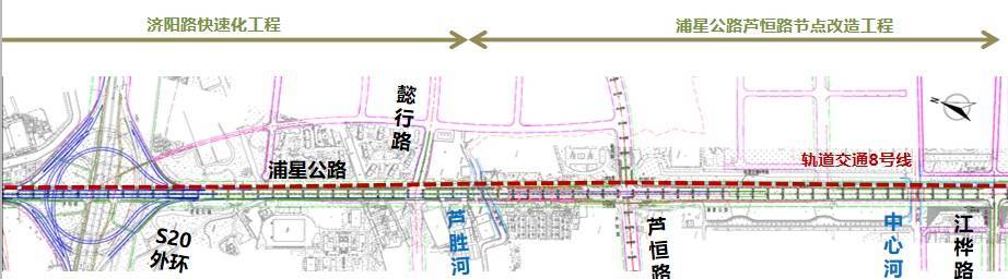 上海南北交通大动脉畅通“大手术”:浦星公路跨芦恒路节点改造工程建成通车