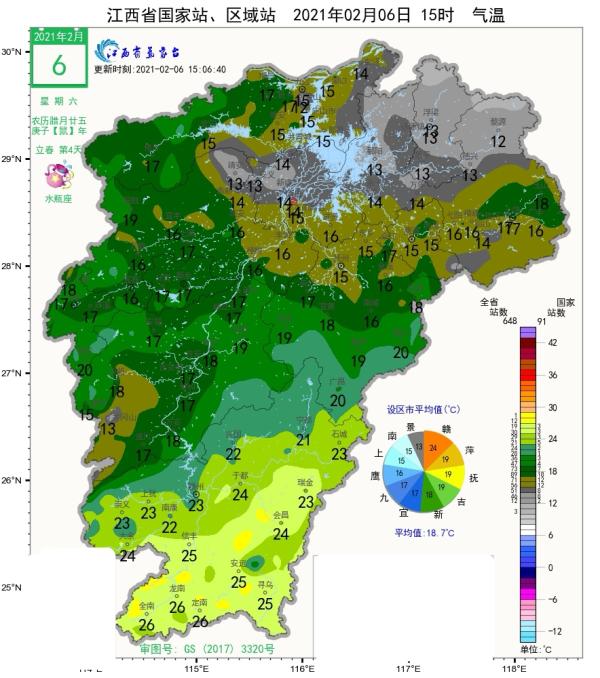 大反转！江西过年天气到底是啥样？