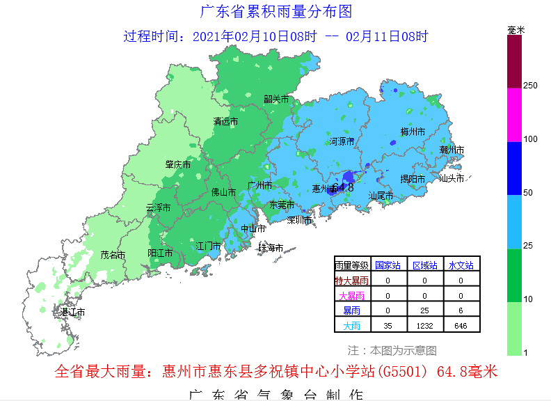 春节假期广东大部多云到晴
