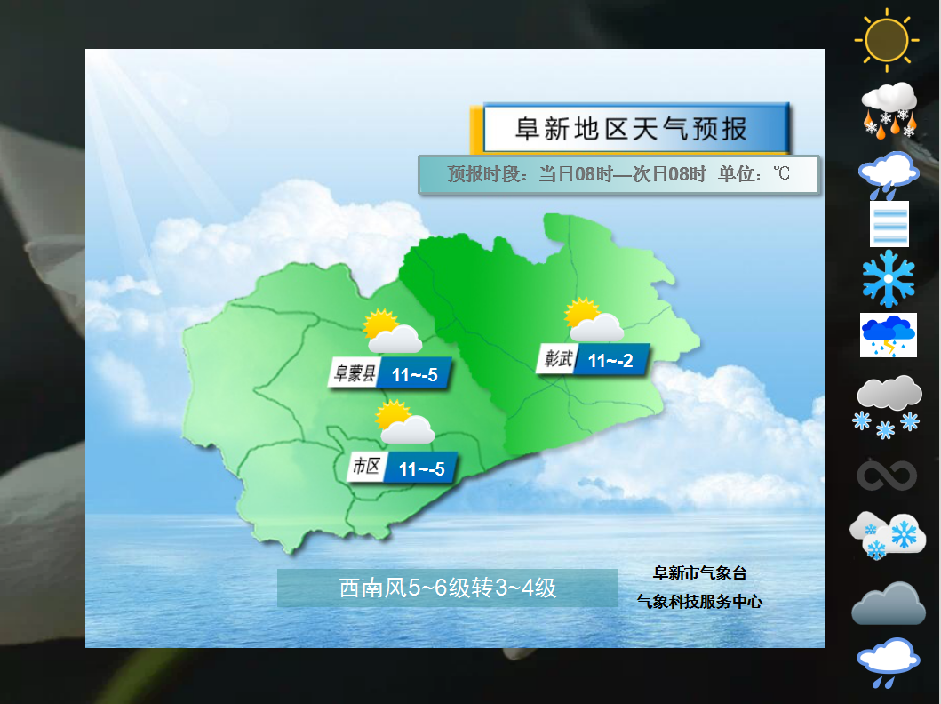 阜新气象：春节假日天气晴间多云 气温前高后低