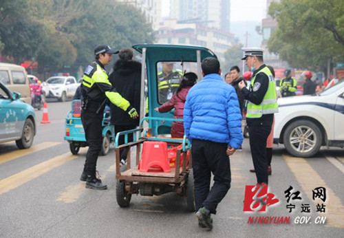 交通安全百日会战丨宁远交警圆满完成春节期间道路交通安保工作