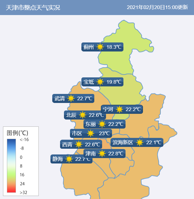 【津城天气】今天最高23.2℃！然而....大风降温随后就到！