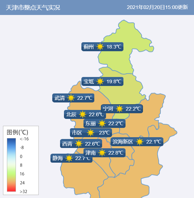 【津城天气】今天最高23.2℃!然而....大风降温随后就到!