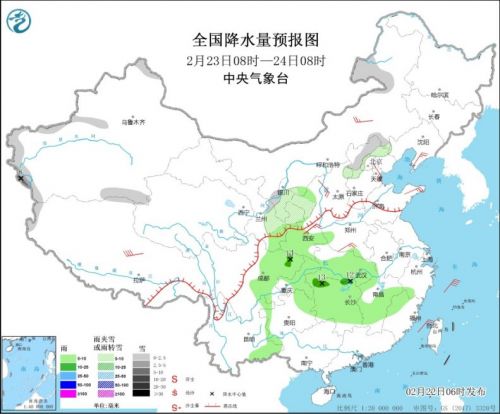 全国天气:本周大部气温骤降需防寒 中东部降水增多