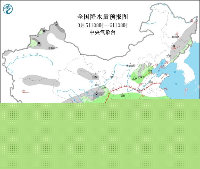 南方地区将有降水过程 中东部地区将有大风降温天气