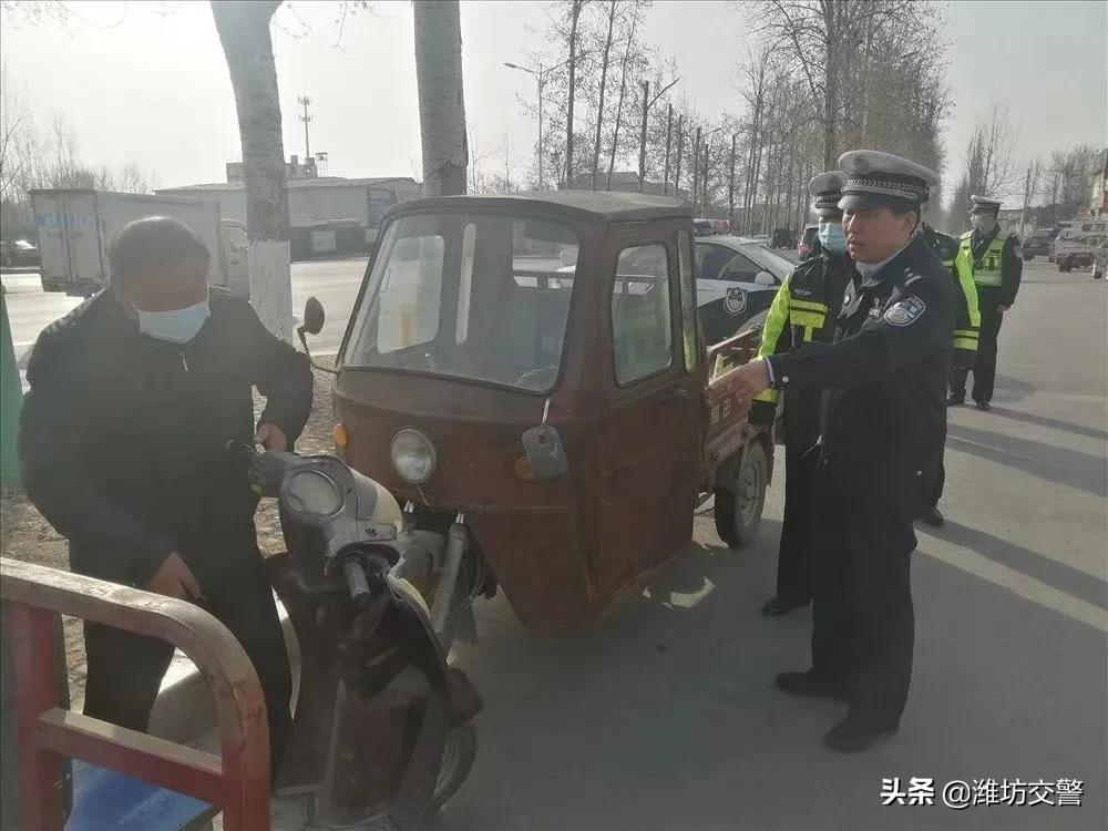 潍坊公安交警开展全市道路交通安全大排查大整治!
