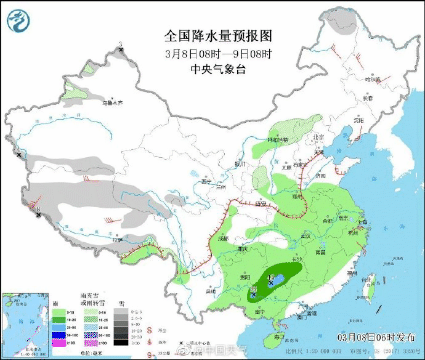 阴雨仍将是天气的主角,气温逆转大部地区回暖明显