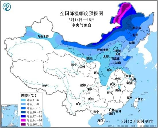 明日24时停暖！阵风8级+直降10℃+沙尘天气要来！