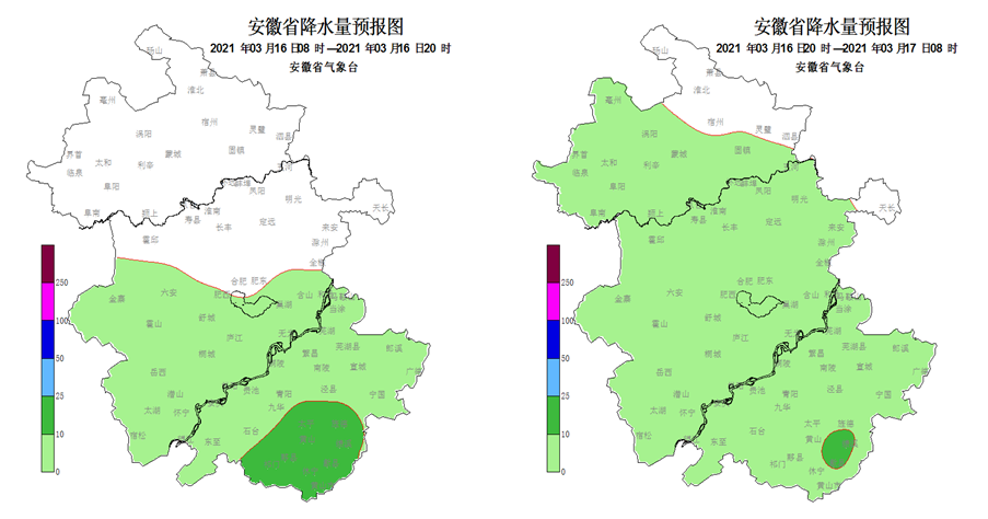 15日和18日大别山区和沿江江南局部暴雨 并伴有雷暴和短时强降水等对流性天气